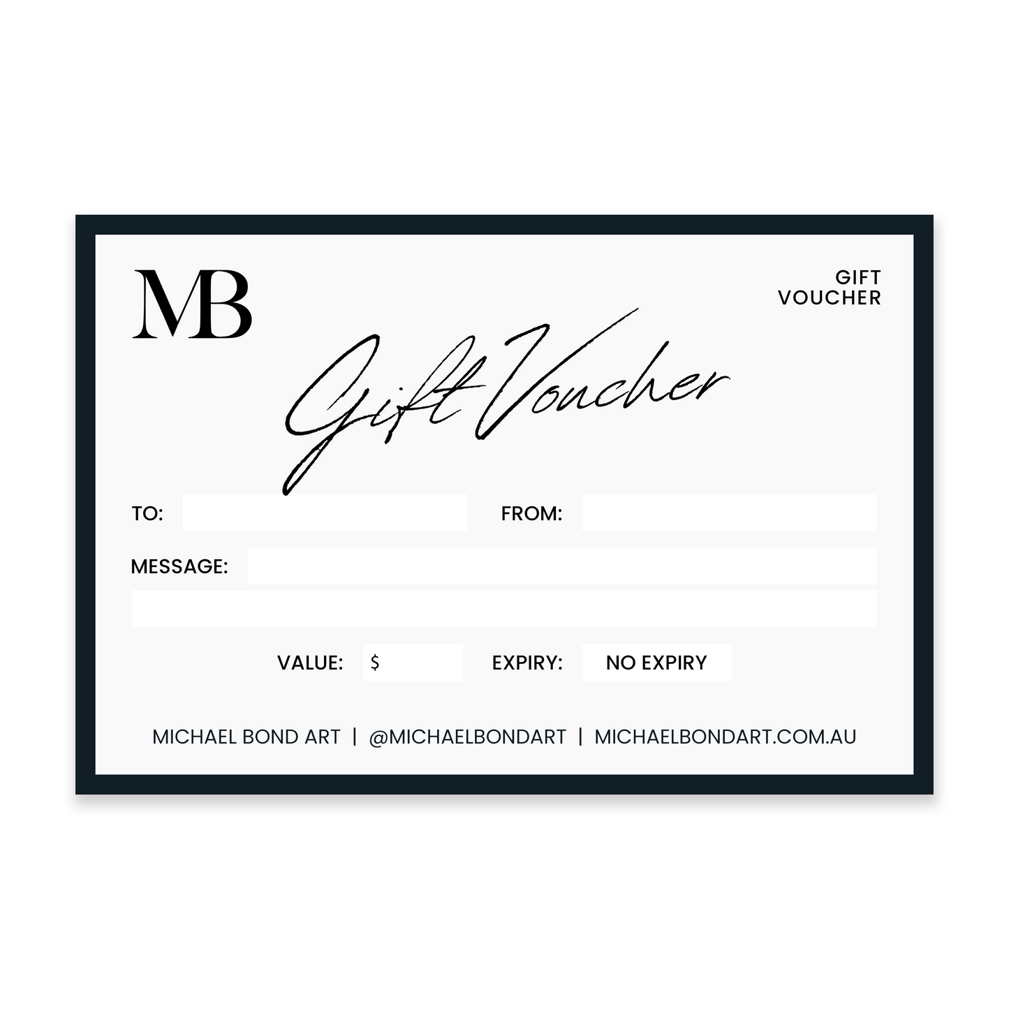 Michael Bond Gift Voucher